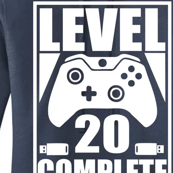 Level 20 Complete Gaming 20th Birthday Women's Pullover Hoodie