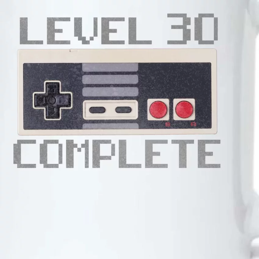 Level 30 Complete Retro Gamer 30th Birthday Black Color Changing Mug