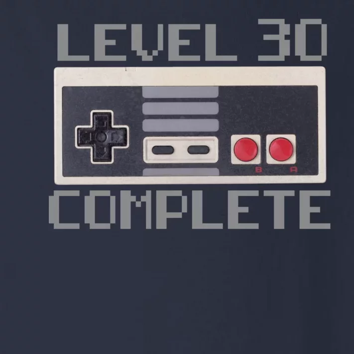 Level 30 Complete Retro Gamer 30th Birthday Toddler Long Sleeve Shirt