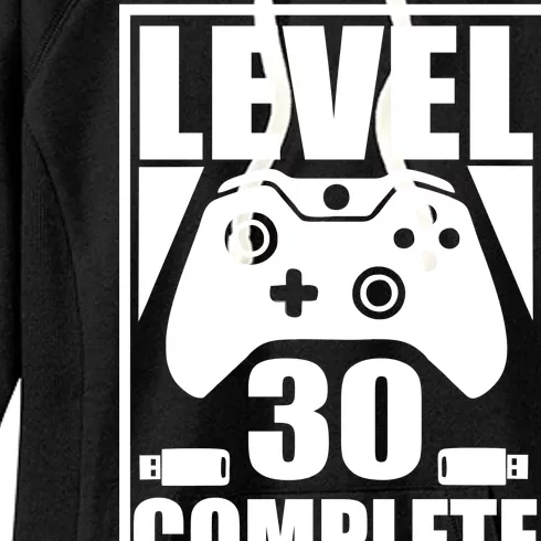 Level 30 Complete Video Gamer 30th Birthday Women's Fleece Hoodie