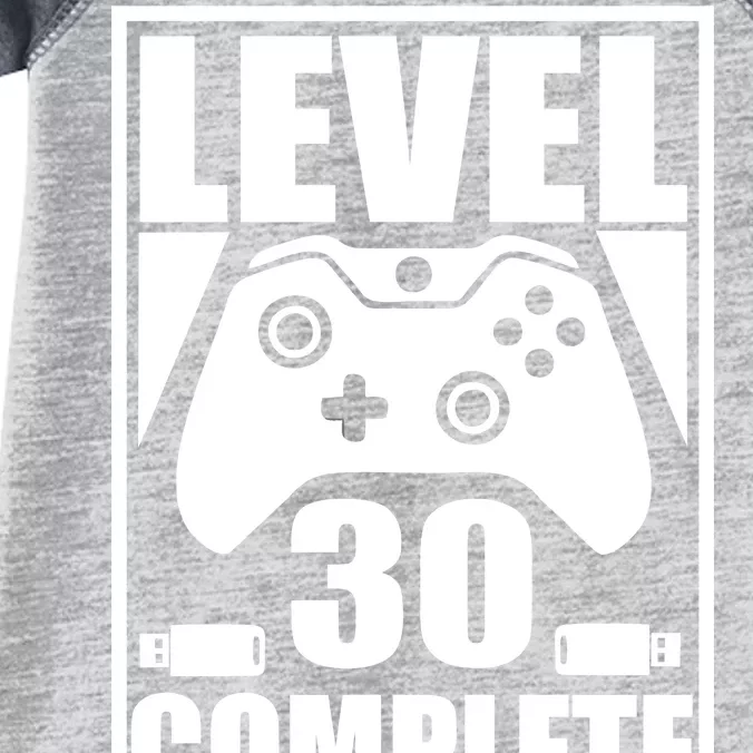 Level 30 Complete Video Gamer 30th Birthday Infant Baby Jersey Bodysuit