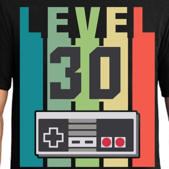 Level 30 Unlocked Funny Retro Gamer Birthday Pajama Set