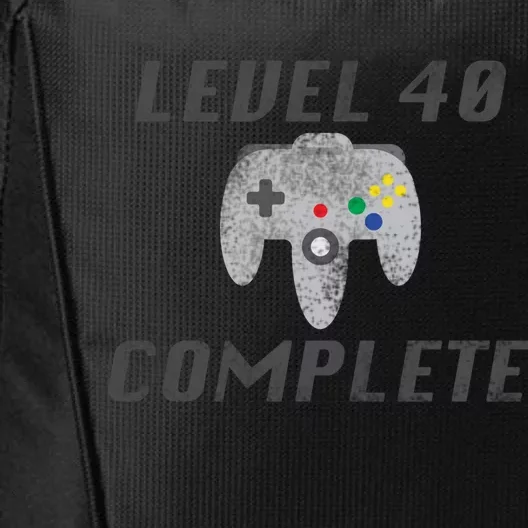 Level 40 Complete 40th Birthday City Backpack