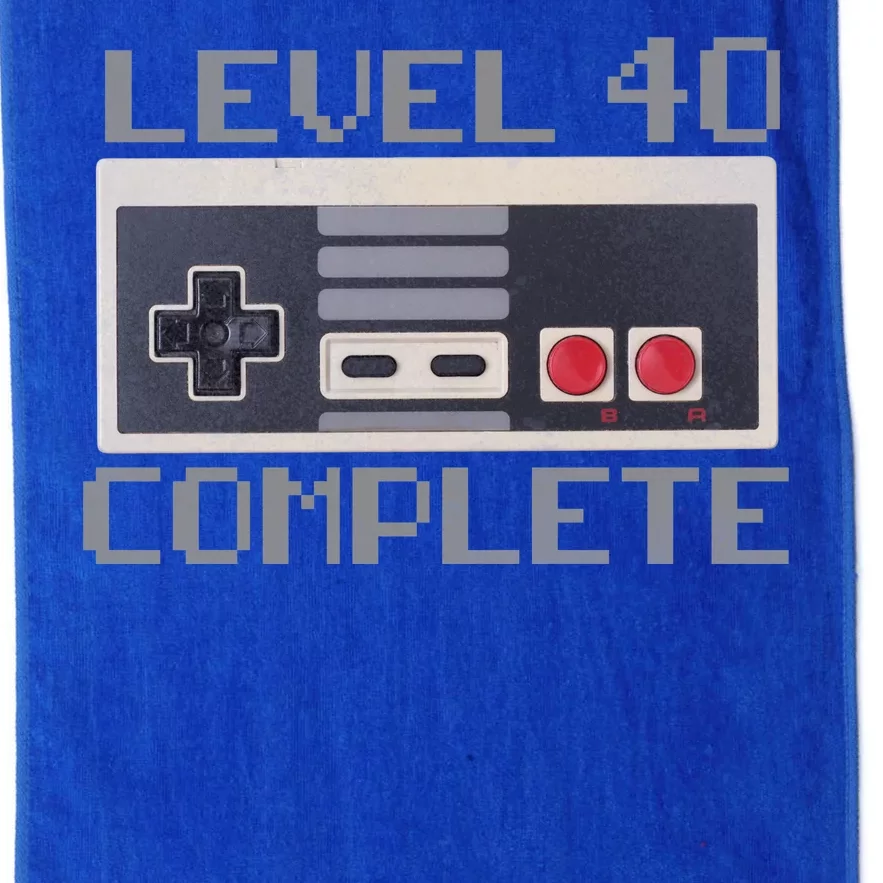 Level 40 Complete Retro Gamer 40th Birthday Platinum Collection Golf Towel