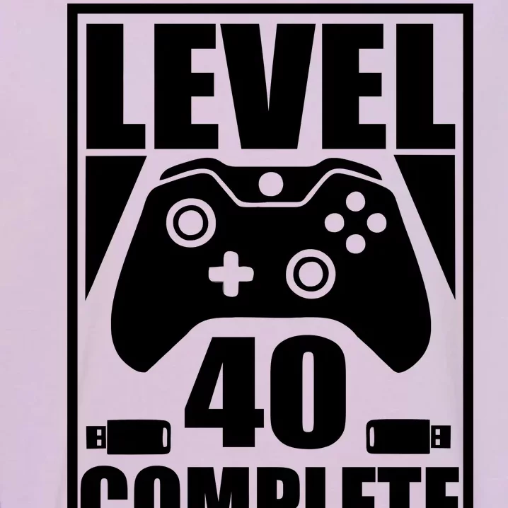 Level 40 Complete Video Gamer 40th Birthday Garment-Dyed Sweatshirt