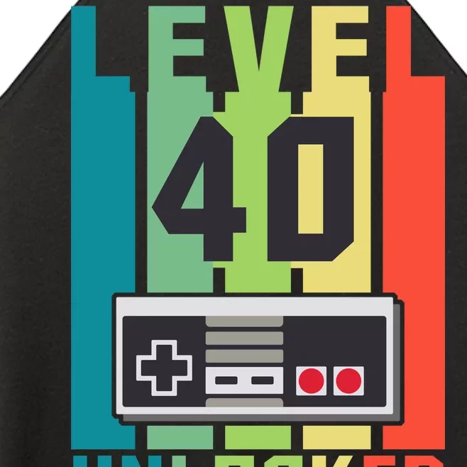 Level 40 Unlocked Funny Retro Gamer Birthday Women’s Perfect Tri Rocker Tank