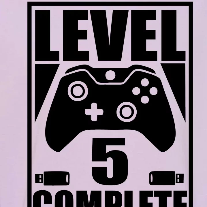 Level 5 Complete Video Gamer 5th Birthday Garment-Dyed Sweatshirt