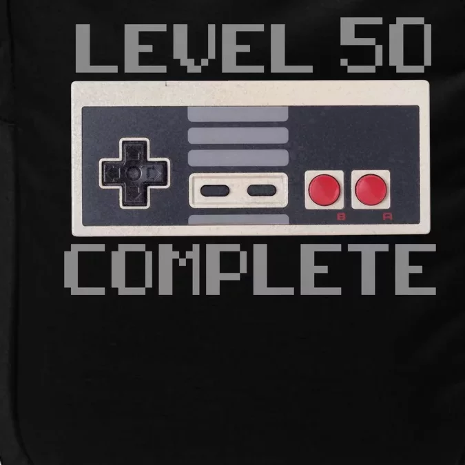 Level 50 Complete Retro Gamer 50th Birthday Impact Tech Backpack