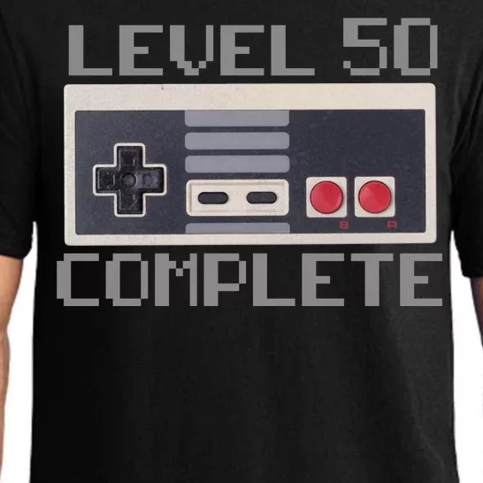 Level 50 Complete Retro Gamer 50th Birthday Pajama Set