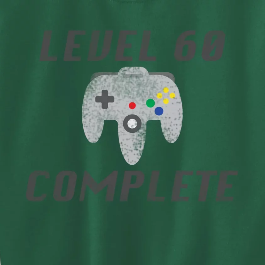 Level 60 Complete 60th Birthday Kids Sweatshirt