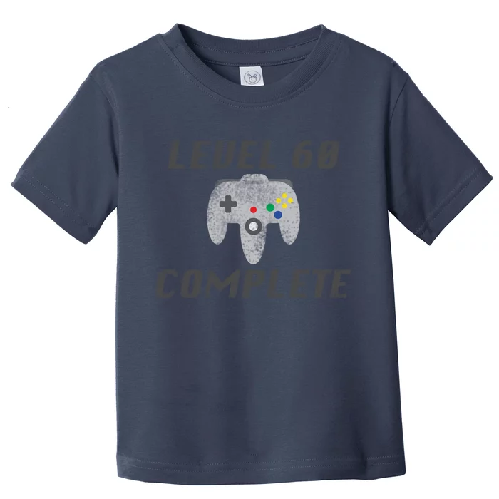 Level 60 Complete 60th Birthday Toddler T-Shirt