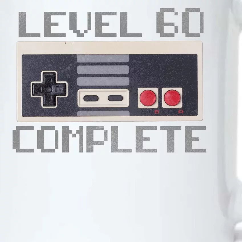 Level 60 Complete Retro Gamer 60th Birthday Black Color Changing Mug