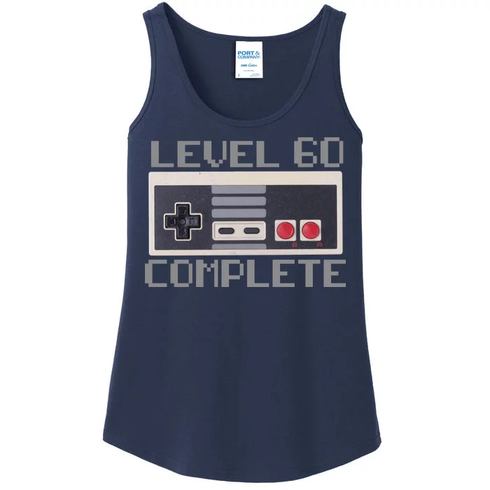 Level 60 Complete Retro Gamer 60th Birthday Ladies Essential Tank