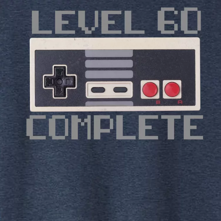 Level 60 Complete Retro Gamer 60th Birthday Women's Crop Top Tee