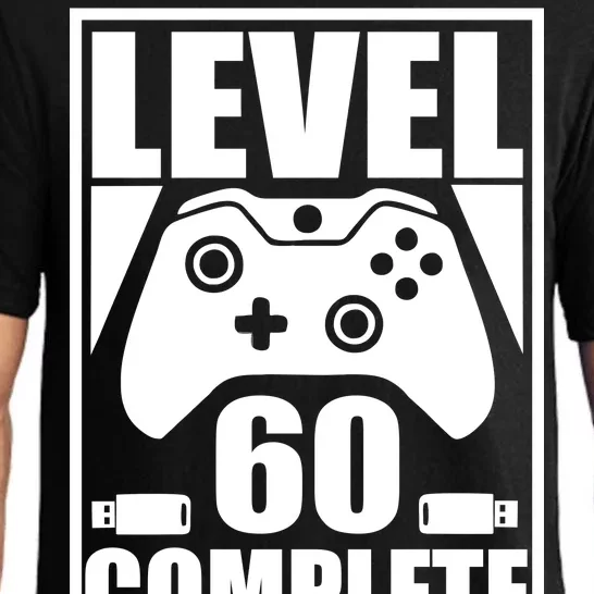 Level 60 Complete Video Gamer 60th Birthday Pajama Set