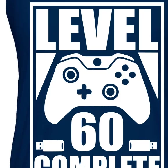 Level 60 Complete Video Gamer 60th Birthday Ladies Essential Flowy Tank