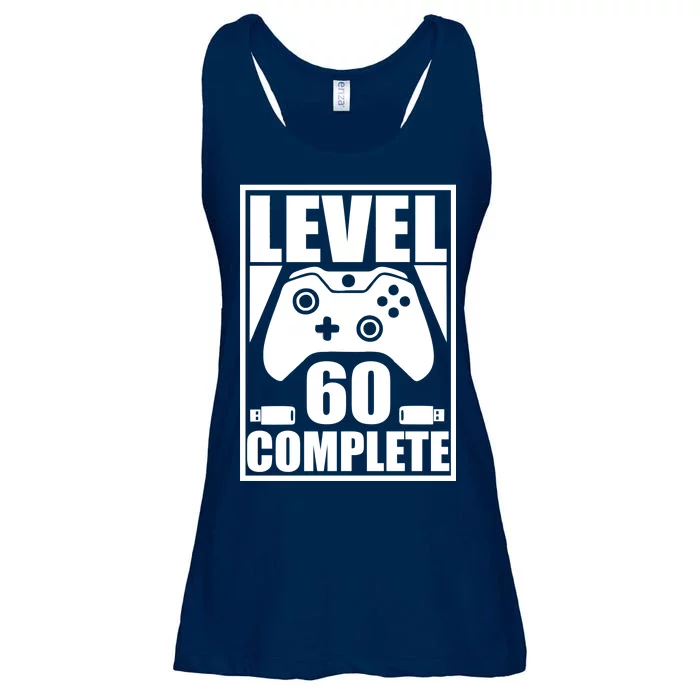 Level 60 Complete Video Gamer 60th Birthday Ladies Essential Flowy Tank