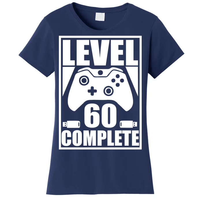 Level 60 Complete Video Gamer 60th Birthday Women's T-Shirt