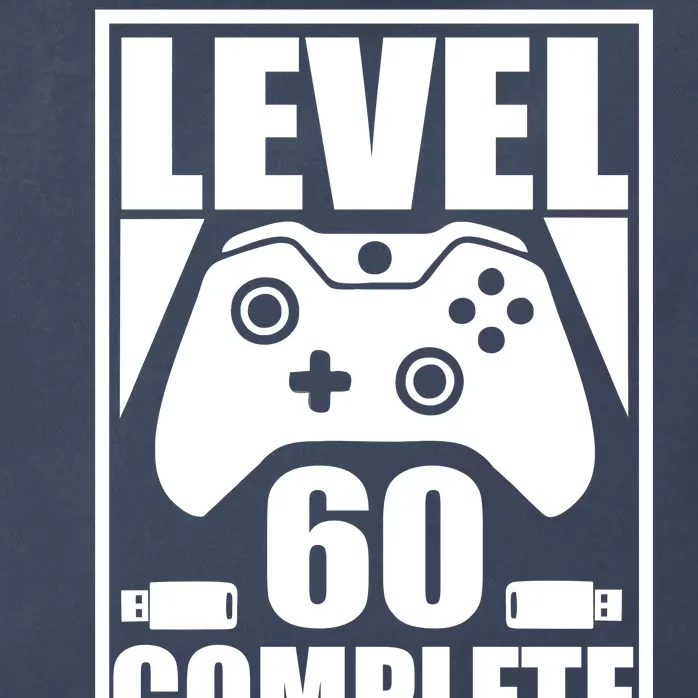 Level 60 Complete Video Gamer 60th Birthday Zip Tote Bag