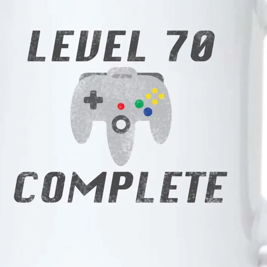 Level 70 Complete 70th Birthday Black Color Changing Mug