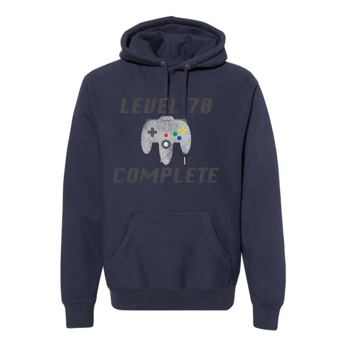 Level 70 Complete 70th Birthday Premium Hoodie