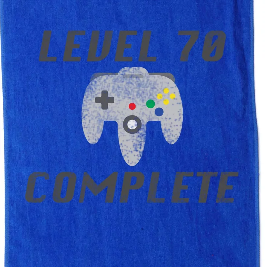 Level 70 Complete 70th Birthday Platinum Collection Golf Towel