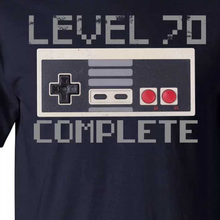 Level 70 Complete Retro Gamer 70th Birthday Tall T-Shirt