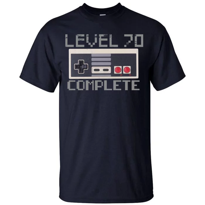 Level 70 Complete Retro Gamer 70th Birthday Tall T-Shirt