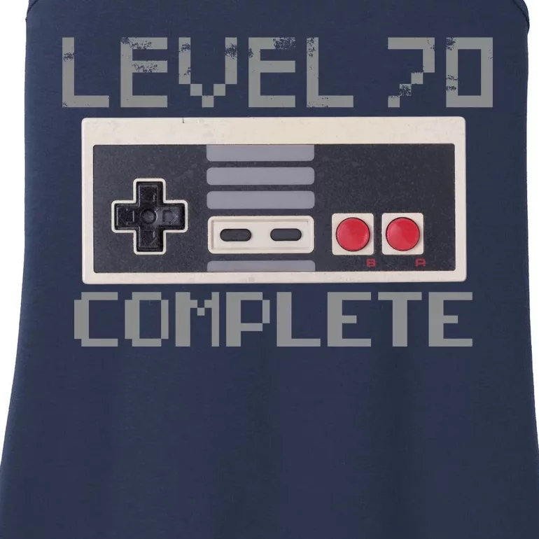 Level 70 Complete Retro Gamer 70th Birthday Ladies Essential Tank