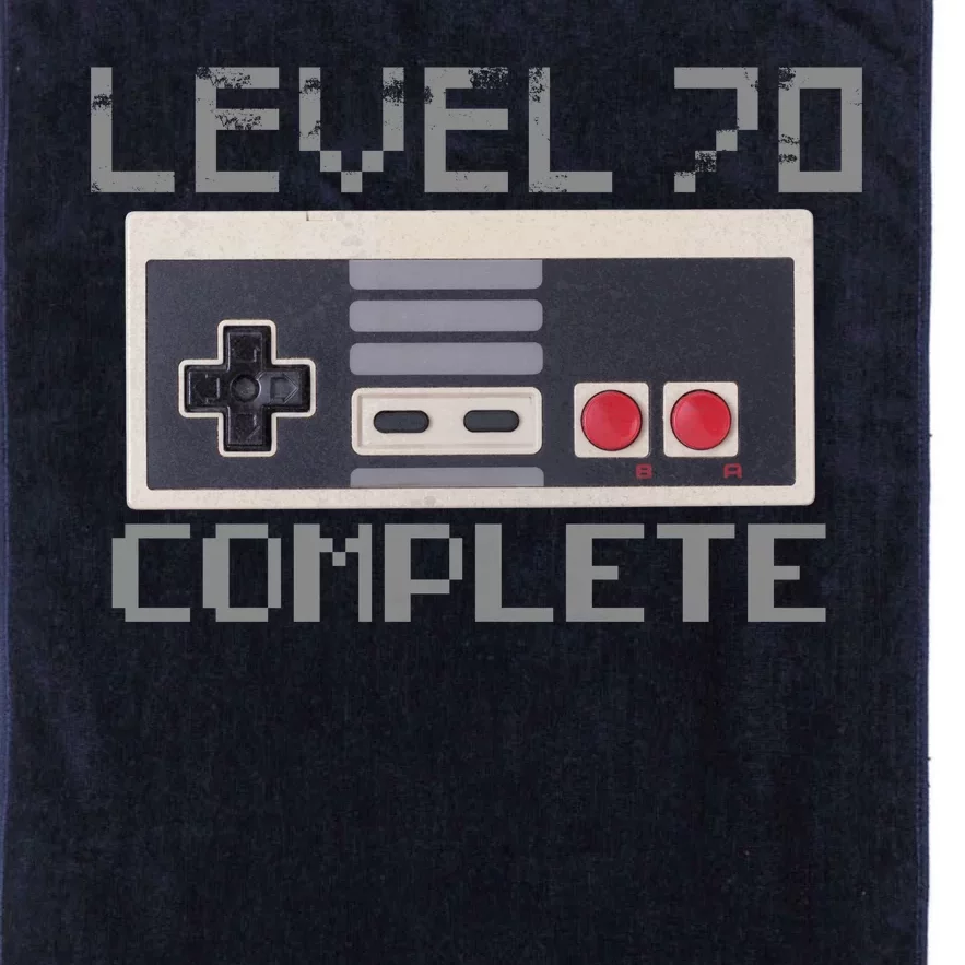 Level 70 Complete Retro Gamer 70th Birthday Platinum Collection Golf Towel