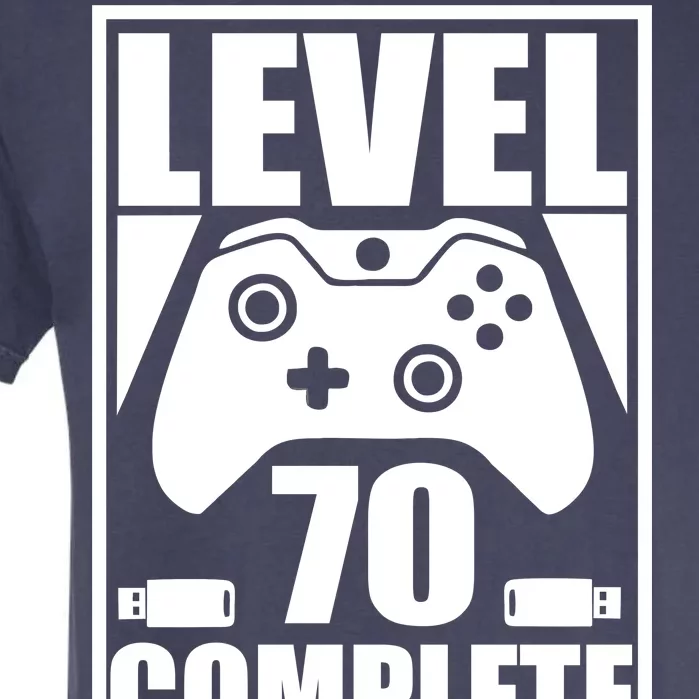 Level 70 Complete Video Gamer 70th Birthday Garment-Dyed Heavyweight T-Shirt