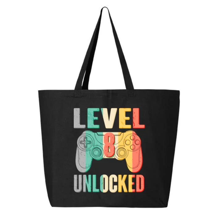 Level 8 Unlocked Eight Years Old 25L Jumbo Tote