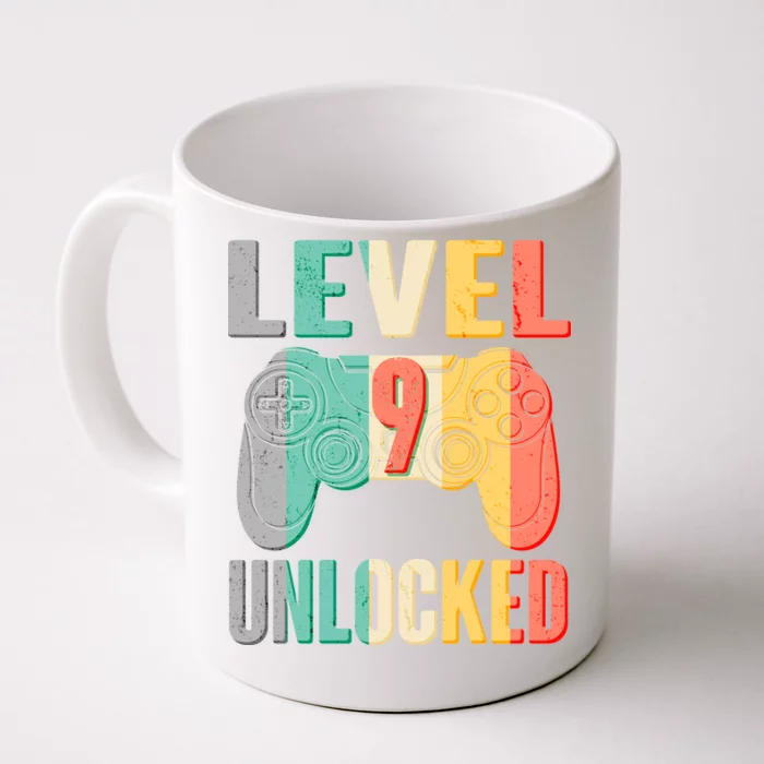 Level 9 Unlocked Nine Years Old Front & Back Coffee Mug