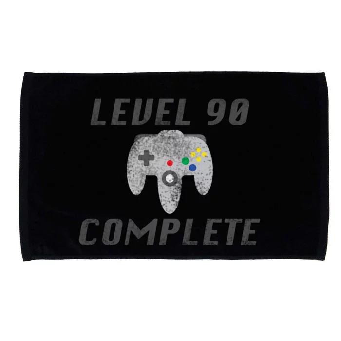 Level 90 Complete 90th Birthday Microfiber Hand Towel