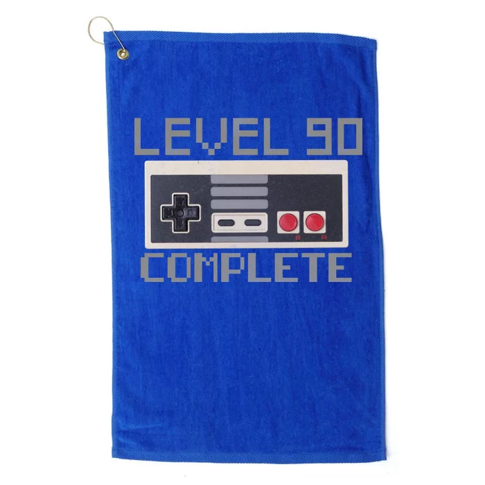 Level 90 Complete Retro Gamer 90th Birthday Platinum Collection Golf Towel