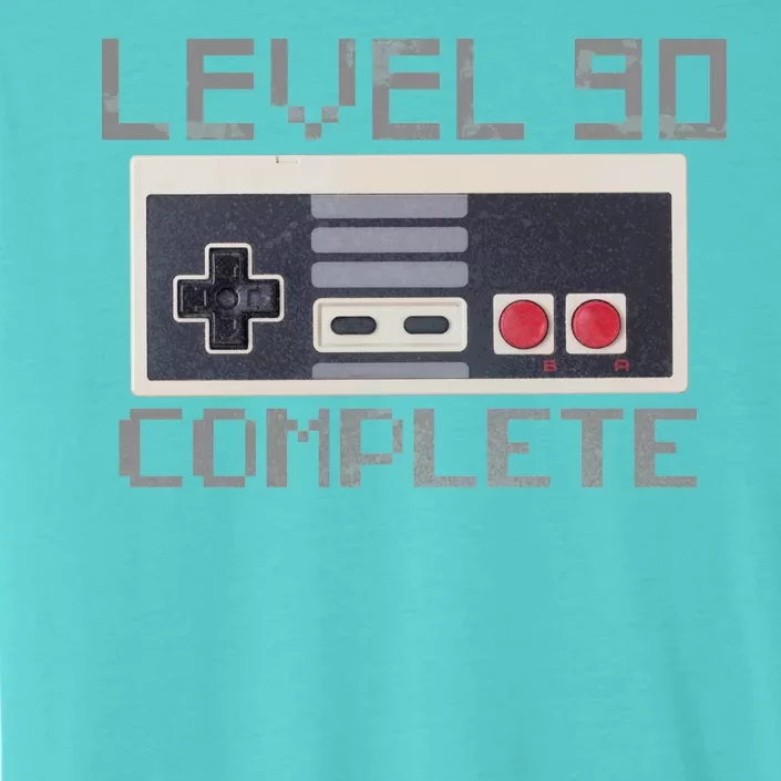 Level 90 Complete Retro Gamer 90th Birthday ChromaSoft Performance T-Shirt