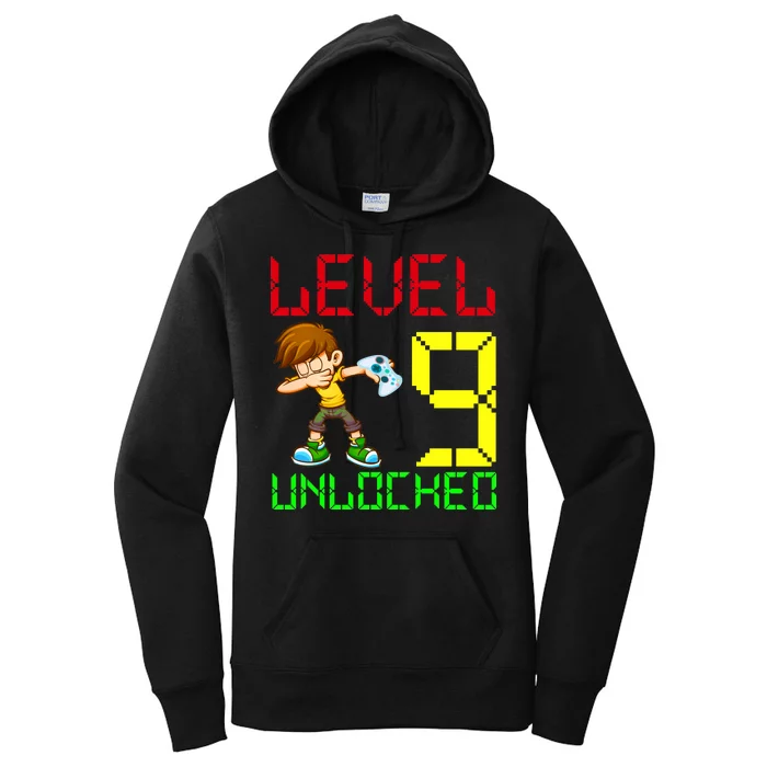 Level Up Age 9 Unlocked Women's Pullover Hoodie