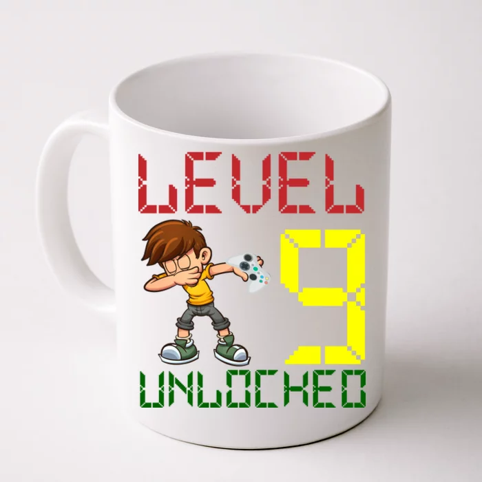 Level Up Age 9 Unlocked Front & Back Coffee Mug