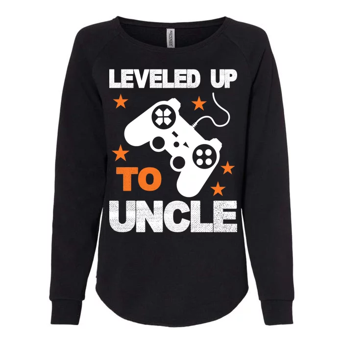 Leveled Up To Uncle Womens California Wash Sweatshirt