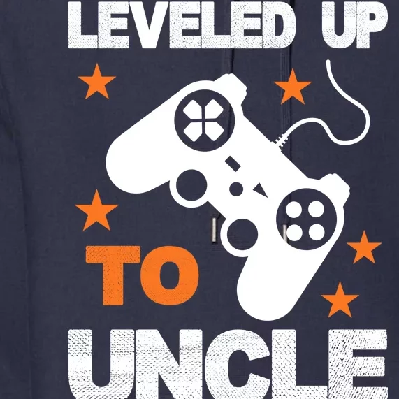 Leveled Up To Uncle Premium Hoodie