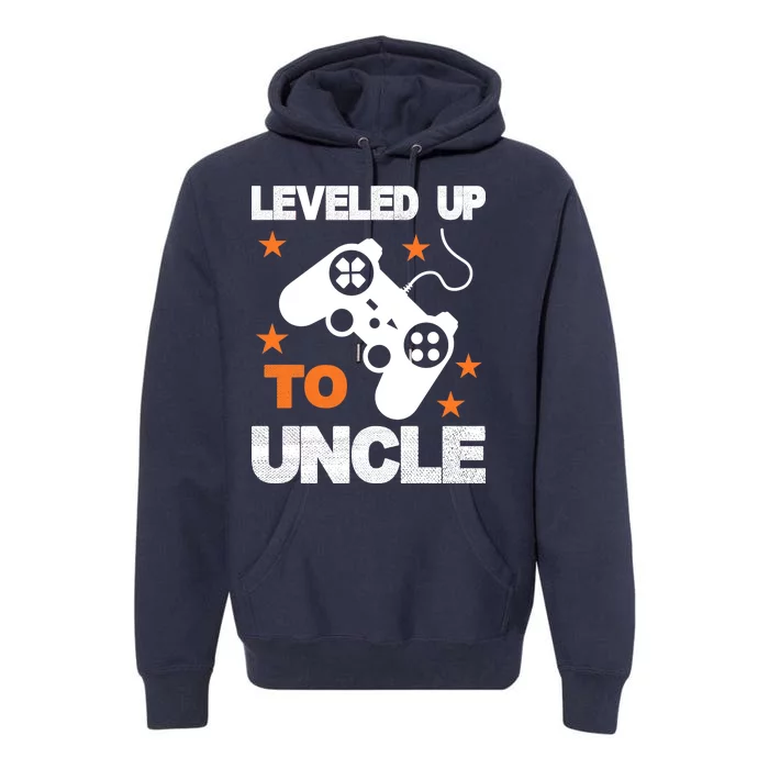 Leveled Up To Uncle Premium Hoodie