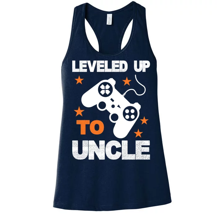 Leveled Up To Uncle Women's Racerback Tank