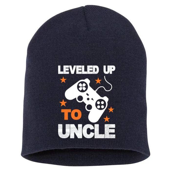 Leveled Up To Uncle Short Acrylic Beanie