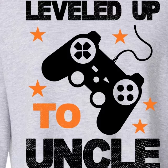 Leveled Up To Uncle Cropped Pullover Crew