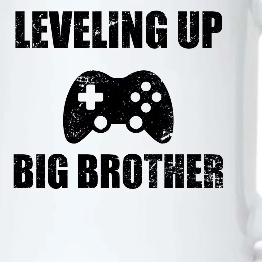 Leveling Up Big Brother Black Color Changing Mug