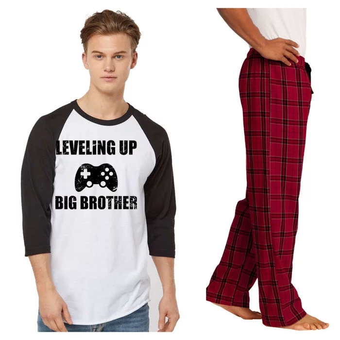 Leveling Up Big Brother Raglan Sleeve Pajama Set