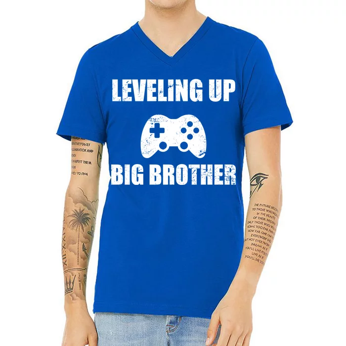 Leveling Up Big Brother V-Neck T-Shirt