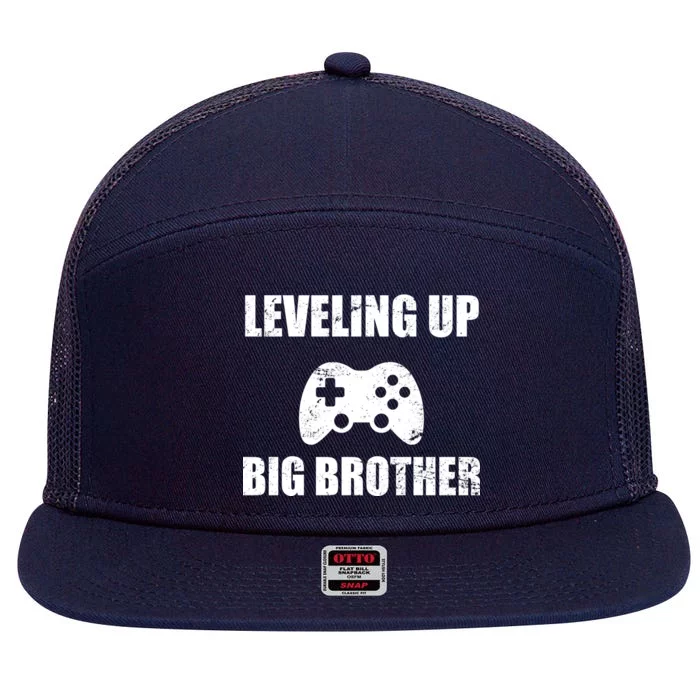 Leveling Up Big Brother 7 Panel Mesh Trucker Snapback Hat