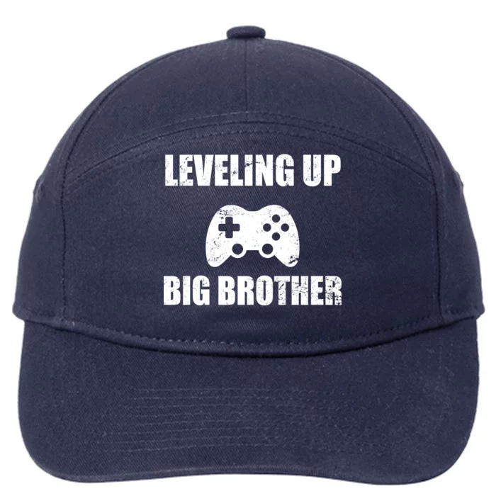 Leveling Up Big Brother 7-Panel Snapback Hat