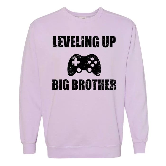 Leveling Up Big Brother Garment-Dyed Sweatshirt